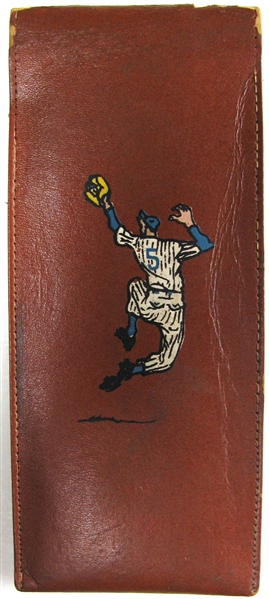 VINTAGE JOE DIMAGGIO PENCIL CASE