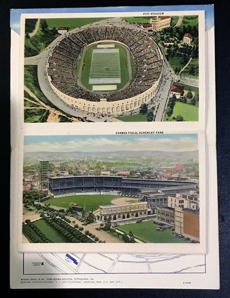 VINTAGE LOT OF 5 PITTSBURGH PIRATES FORBES FIELD POSTCARDS