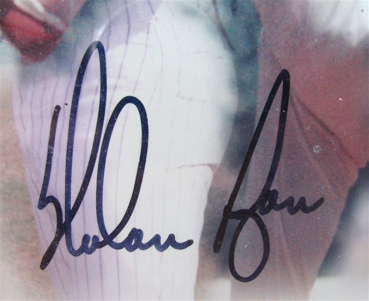 NOLAN RYAN SIGNED LIMITED EDITION PHOTO w/STEINER