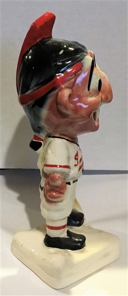 VINTAGE 50's CLEVELAND INDIANS STANFORD POTTERY MASCOT BANK