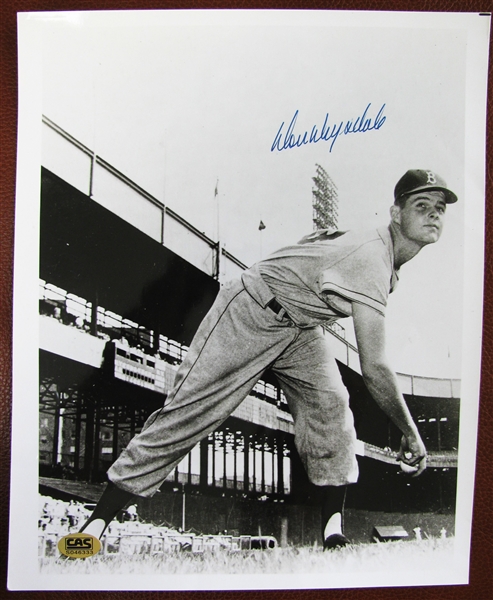 DON DRYSDALE SIGNED 8 X 10 PHOTO w/CAS COA