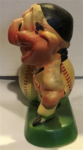 VINTAGE 50's CLEVELAND INDIANS CHIEF WAHOO MASCOT BANK