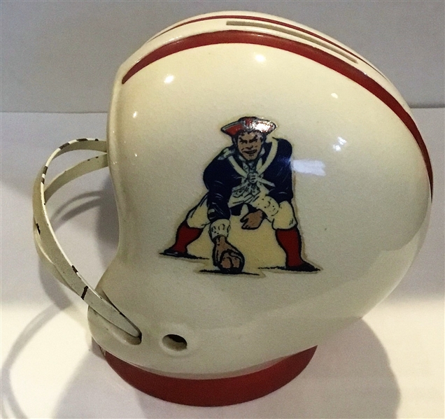 VINTAGE BOSTON PATRIOTS HELMET BANK