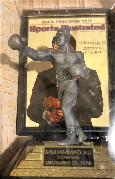 MUHAMMAD ALI SPORTS ILLUSTRATED PEWTER FIGURE w/BOX