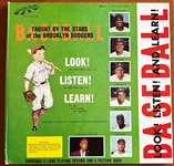 1956 "LOOK, LISTEN & LEARN" BROOKLYN DODGERS RECORD - MUST SEE!