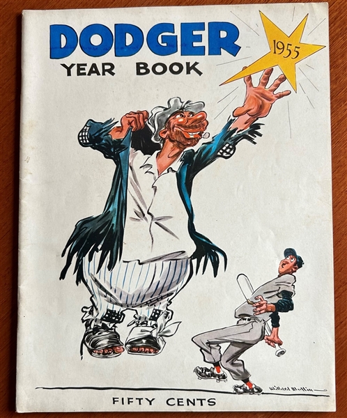 1955 BROOKLYN DODGERS YEAR BOOK - CHAMPIONSHIP YEAR!