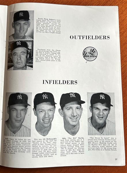 1956 WORLD SERIES PROGRAM - DODGERS vs YANKEES