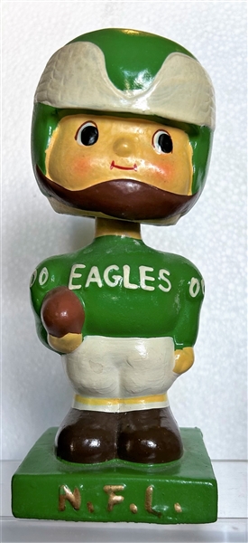 60's PHILADELPHIA EAGLES SQUARE BASE BOBBING HEAD