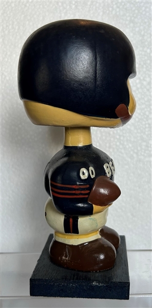 60's CHICAGO BEARS WOOD BASE BOBBING HEAD