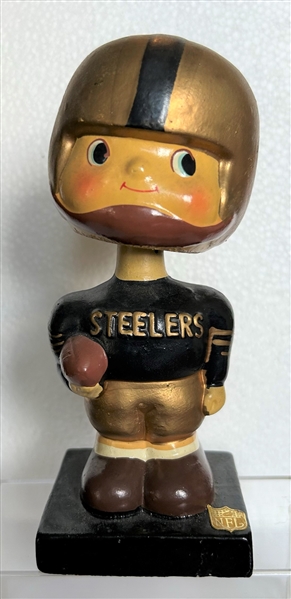 60's PITTSBURGH STEELERS SQUARE BASE BOBBING HEAD