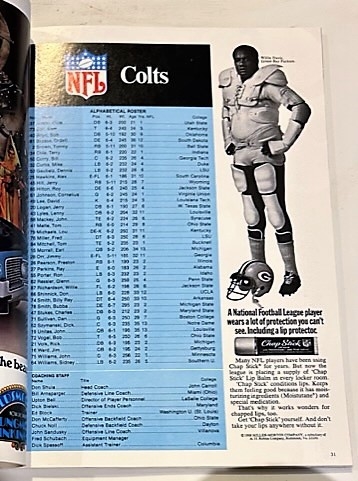 1969 SUPER BOWL III PROGRAM - JETS vs COLTS - GAME ISSUE - A BEAUTY !