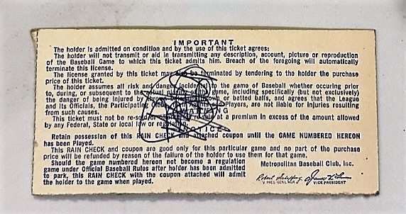 1973 NLCS PROGRAM & TICKET STUB -  GAME 3- ROSE/HARRELSON FIGHT