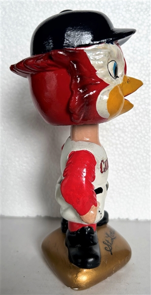 60's ST. LOUIS CARDINALS GOLD BASE BOBBING HEAD