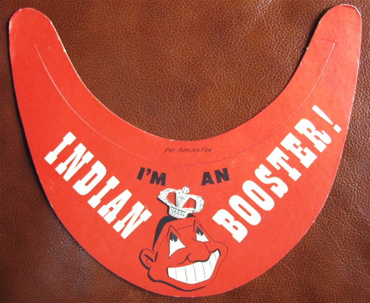 1949 CLEVELAND INDIANS SOUVENIR VISOR