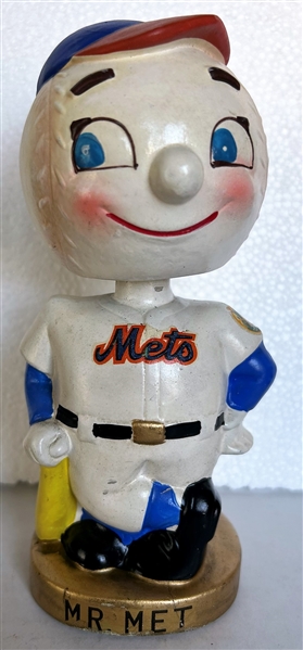 60's MR. MET GOLD BASE BOBBING HEAD/BANK