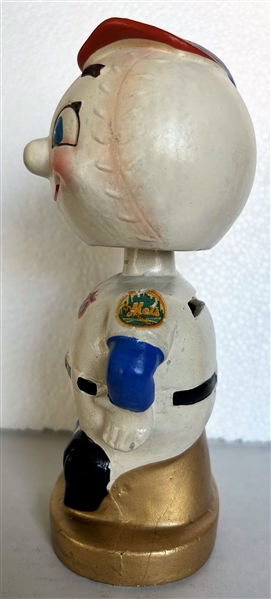 60's MR. MET GOLD BASE BOBBING HEAD/BANK