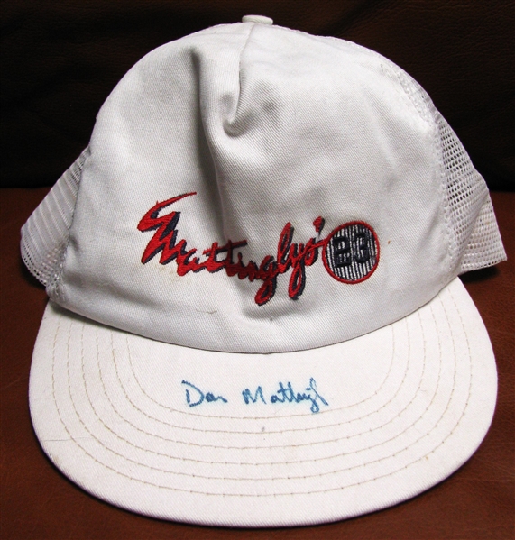 DON MATTINGLY SIGNED BASEBALL CAP w/CAS COA