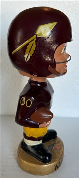 60's WASHINGTON REDSKINS GOLD BASE BOBBING HEAD