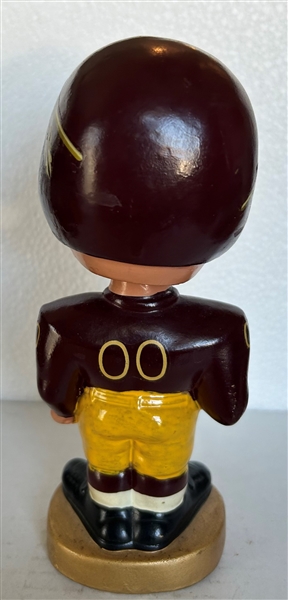 60's WASHINGTON REDSKINS GOLD BASE BOBBING HEAD