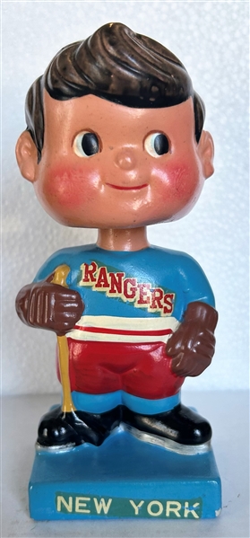 60's NEW YORK RANGERS SQUARE BASE BOBBING HEAD