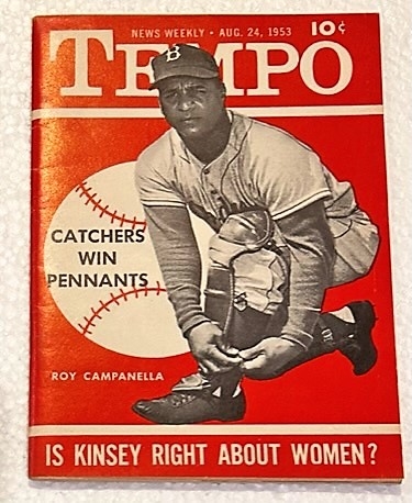 1953 TEMPO MAGAZINE w/ROY CAMPANELLA