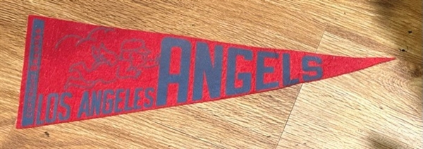 60's LOS ANGELES ANGELS BAZOOKA PREMIUM PENNANT