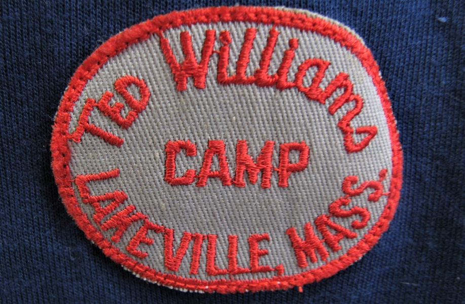 VINTAGE TED WILLIAMS CAMP SHIRT w/RIBBON