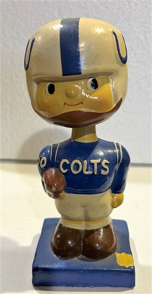 60's BALTIMORE COLTS SQUARE BASE BOBBING HEAD