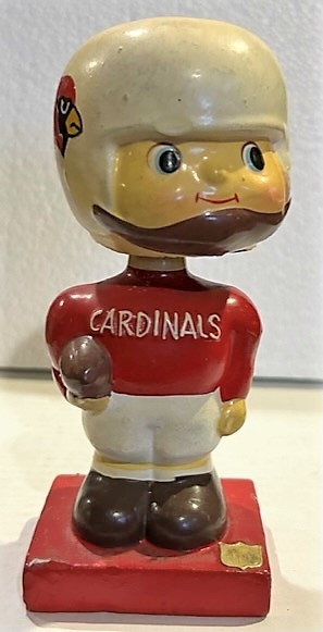 60's ST. LOUIS CARDINALS SQUARE BASE BOBBING HEAD