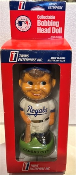 KANSAS CITY ROYALS TWINS ENTERPRISE BOBBING HEAD - NRFB