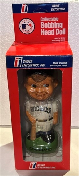 COLORADO ROCKIES TWINS ENTERPRISE BOBBING HEAD - NRFB