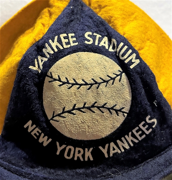 VINTAGE 30's/40's NEW YORK YANKEES SOUVENIR HAT