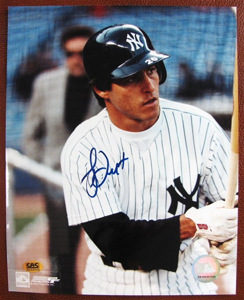 BUCKY DENT SIGNED 8 x 10 PHOTO w/CAS COA