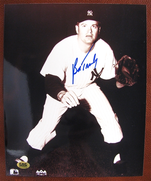 BOB TURLEY SIGNED 8 x 10 PHOTO w/CAS COA