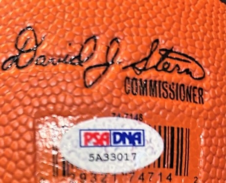 LARRY BIRD SIGNED BASKETBALL w/PSA/DNA AUTHENTICATION