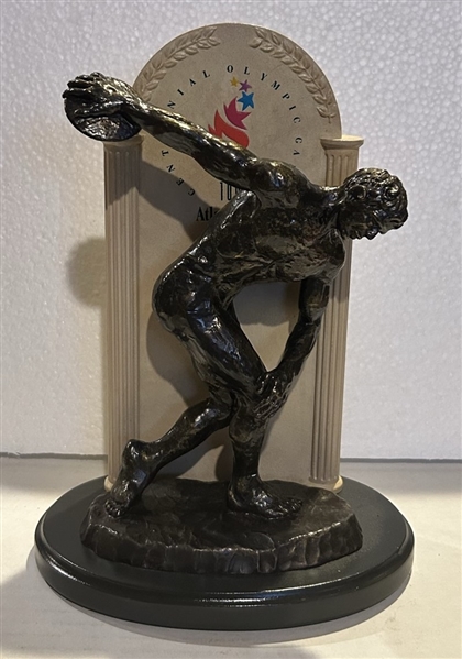 1996 ATLANTA OLYMPIC STATUE w/BOX - DISCUS THROWER