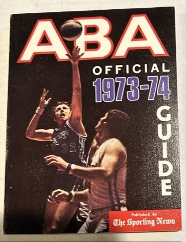 1973-74 OFFICIAL ABA GUIDE