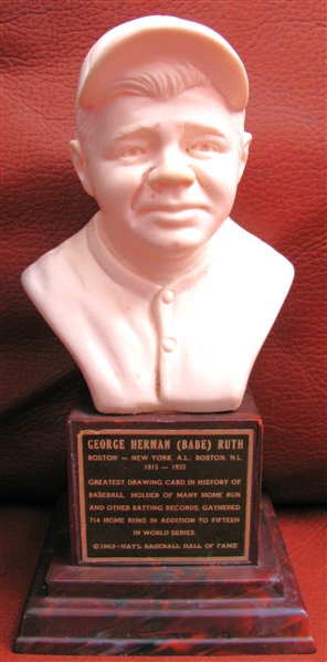 1963 BABE RUTH HALL OF FAME BUST