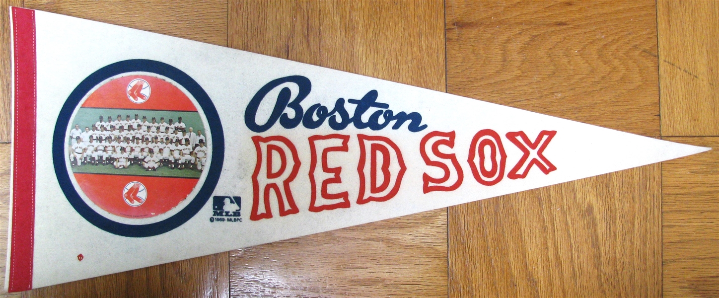 1969 BOSTON RED SOX PHOTO PENNANT