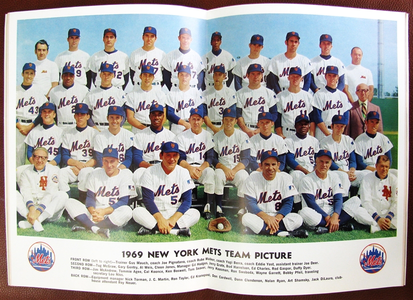 1969 NEW YORK METS WORLD SERIES OFFICIAL PROGRAM