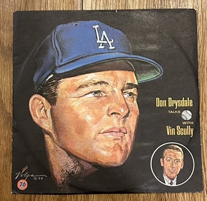 1966 DON DRYSDALE TALKS WITH VIN SCULLY RECORD