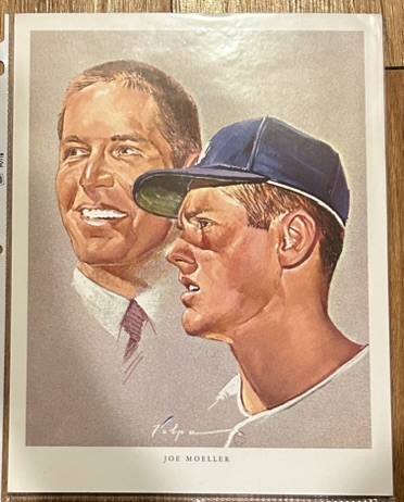 1964 JOE MOELLER L.A. DODGERS VOLPE PRINT