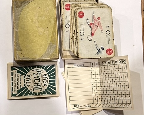 VINTAGE PSYCHIC BASE BALL CARD GAME