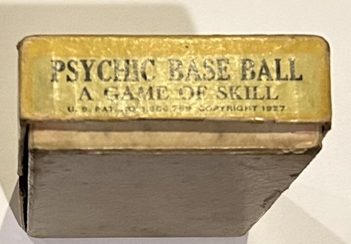 VINTAGE PSYCHIC BASE BALL CARD GAME