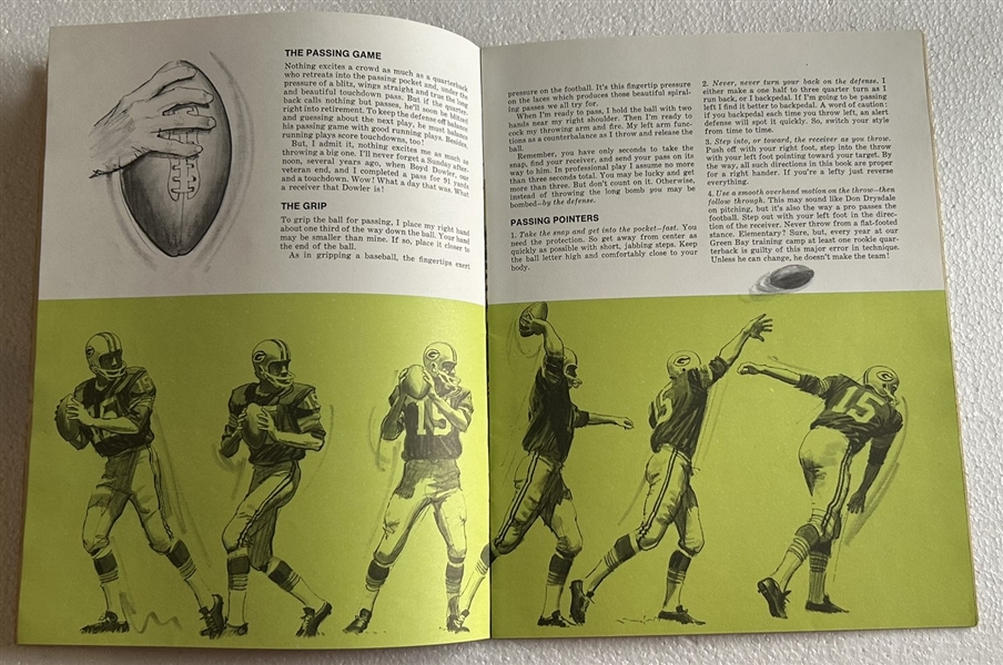 1971 BART STARR GREEN BAY PACKERS WINNING FOOTBALL MAGAZINE