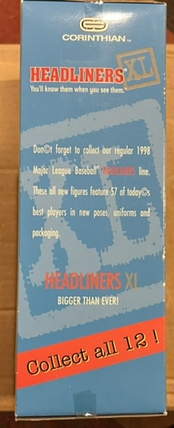 1998 CHIPPER JONES HEADLINERS LIMITED EDITION STATUE - SEALED IN BOX w/COA