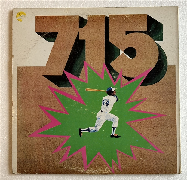70's HANK AARON THE LIFE OF A LEGEND RECORD ALBUM