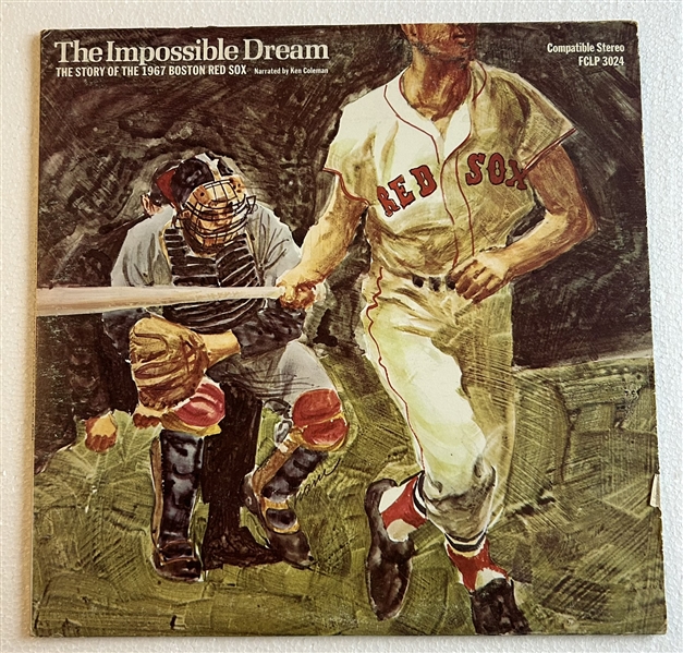 1967 BOSTON RED SOX THE IMPOSSIBLE DREAM RECORD ALBUM