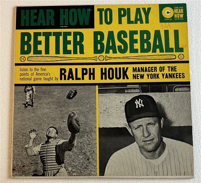 60's RALPH HOUK N.Y. YANKEES MANAGER RECORD ALBUM