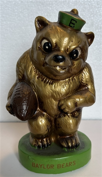 VINTAGE 60's BAYLOR BEARS MASCOT BANK